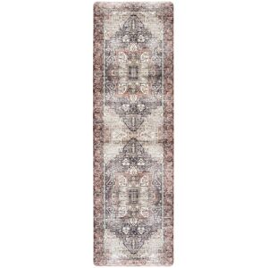 SAFAVIEH Kitchen Mat Liubita Non-Slip PVC Kitchen Floor Area Rug Ivory/Purple 1'6 SAFAVIEH Kitchen Mat Liubita Non-Slip PVC Kitchen Floor Area Rug Ivory/Purple 1'6