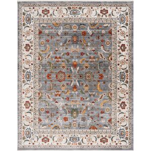 SAFAVIEH Lauren Ralph Lauren Belina Traditional Rug Grey/Ivory 8' x 10' SAFAVIEH Lauren Ralph Lauren Belina Traditional Rug Grey/Ivory 8' x 10'
