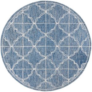 Lauren Ralph Lauren Handmade Shonah Transitional Wool Rug Navy/Ivory 7' Round Lauren Ralph Lauren Handmade Shonah Transitional Wool Rug Navy/Ivory 7' Round