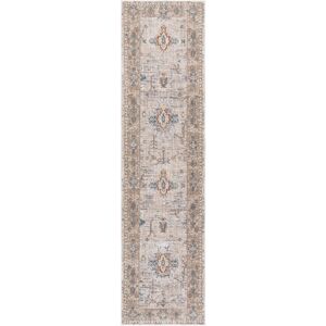 Lauren Ralph Lauren Shatha Vintage Distressed Rug Beige/Blue 2' x 8' Runner Lauren Ralph Lauren Shatha Vintage Distressed Rug Beige/Blue 2' x 8' Runner