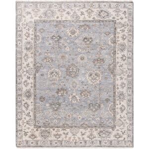 SAFAVIEH Hand-Knotted Samarkand Sidonija Traditional Wool Rug Grey/Ivory 9' x 12' SAFAVIEH Hand-Knotted Samarkand Sidonija Traditional Wool Rug Grey/Ivory 9' x 12'