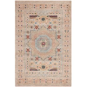 SAFAVIEH Hand-Knotted Samarkand Marlea Traditional Wool Rug Ivory/Rust 6' x 9' SAFAVIEH Hand-Knotted Samarkand Marlea Traditional Wool Rug Ivory/Rust 6' x 9'