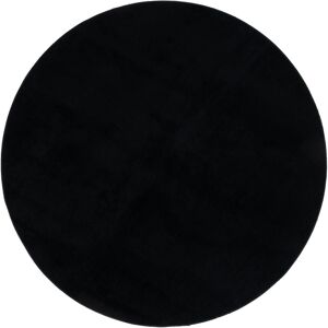 SAFAVIEH Loft Cassie Contemporary Machine Washable Rug Black 6' Round SAFAVIEH Loft Cassie Contemporary Machine Washable Rug Black 6' Round