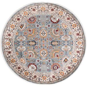 SAFAVIEH Lauren Ralph Lauren Jannetta Transitional Rug Blue/Ivory 6'7 SAFAVIEH Lauren Ralph Lauren Jannetta Transitional Rug Blue/Ivory 6'7