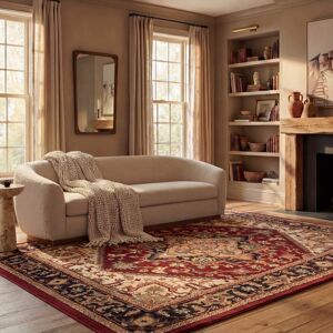 SAFAVIEH Handmade Heritage Asia Traditional Oriental Wool Rug Red 2'3 SAFAVIEH Handmade Heritage Asia Traditional Oriental Wool Rug Red 2'3