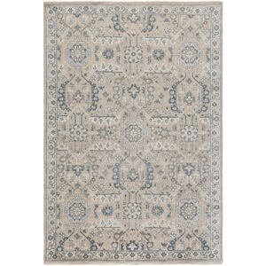 SAFAVIEH Couture Hand-Knotted Haj Jalili Ivka Traditional Oriental Wool Rug Beige/Blue 6' x 9' SAFAVIEH Couture Hand-Knotted Haj Jalili Ivka Traditional Oriental Wool Rug Beige/Blue 6' x 9'