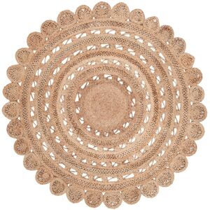 SAFAVIEH Handmade Natural Fiber Jaione Jute Rug Natural 6' Round SAFAVIEH Handmade Natural Fiber Jaione Jute Rug Natural 6' Round