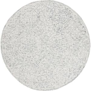 Lauren Ralph Lauren Handmade Reineke Casual Wool Rug Grey/Ivory 7' Round Lauren Ralph Lauren Handmade Reineke Casual Wool Rug Grey/Ivory 7' Round