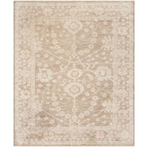 SAFAVIEH Couture Hand-knotted Oushak Havasxon Traditional Oriental Wool Rug with Fringe Grey 9' x 12' SAFAVIEH Couture Hand-knotted Oushak Havasxon Traditional Oriental Wool Rug with Fringe Grey 9' x 12'