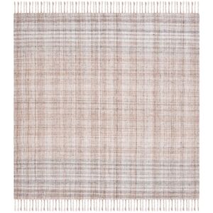 Lauren Ralph Lauren Handmade Jahi Plaid Wool Rug Autumn 7' Square Lauren Ralph Lauren Handmade Jahi Plaid Wool Rug Autumn 7' Square