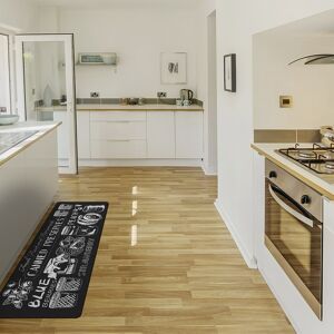 Ray Star Canned Preserves Kitchen Mat 2 sizes Black 31.50''X20.00''X0.30'' Ray Star Canned Preserves Kitchen Mat 2 sizes Black 31.50''X20.00''X0.30''