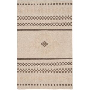 SAFAVIEH Handmade Flatweave Dhurries Starr Modern Wool Rug Natural 4' x 6' SAFAVIEH Handmade Flatweave Dhurries Starr Modern Wool Rug Natural 4' x 6'