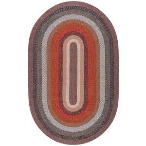 SAFAVIEH Handmade Braided Gula Machine Washable Country Rug Brown/Rust 4' x 6' Oval SAFAVIEH Handmade Braided Gula Machine Washable Country Rug Brown/Rust 4' x 6' Oval