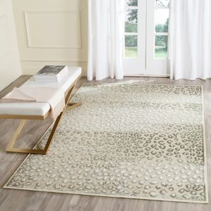 SAFAVIEH Paradise Irana Leopard Viscose Rug Cream/Multi 4' x 5'7 SAFAVIEH Paradise Irana Leopard Viscose Rug Cream/Multi 4' x 5'7