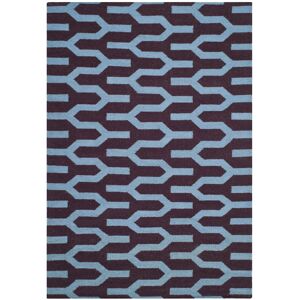 SAFAVIEH Handmade Flatweave Dhurries Sharman Modern Moroccan Wool Rug Purple/Blue 3' x 5' SAFAVIEH Handmade Flatweave Dhurries Sharman Modern Moroccan Wool Rug Purple/Blue 3' x 5'