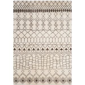 SAFAVIEH Hand-knotted Loft Iliriana Modern Tribal Wool Rug Creme/Brown 6' x 9' SAFAVIEH Hand-knotted Loft Iliriana Modern Tribal Wool Rug Creme/Brown 6' x 9'
