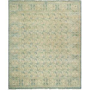 SAFAVIEH Couture Hand-knotted Peshawar Adelajde Traditional Oriental Vegetable Dye Wool Rug Light Blue 6' x 9' SAFAVIEH Couture Hand-knotted Peshawar Adelajde Traditional Oriental Vegetable Dye Wool Rug Light Blue 6' x 9'