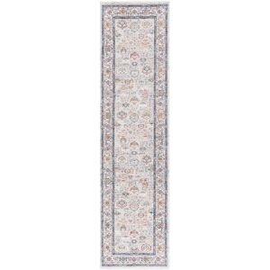 SAFAVIEH Lauren Ralph Lauren Lefka Rug Light Grey/Blue Rust 2' x 8' Runner SAFAVIEH Lauren Ralph Lauren Lefka Rug Light Grey/Blue Rust 2' x 8' Runner