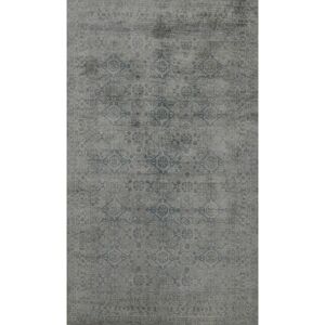 Rug Source Hand-knotted Transitional Silk Carpet Grey Oushak Rug Geometric Area Rug - 7' 11'' X 4' 10'' Grey 7' 11'' X 4' 10'' Rug Source Hand-knotted Transitional Silk Carpet Grey Oushak Rug Geometric Area Rug - 7' 11'' X 4' 10'' Grey 7' 11'' X 4' 10''
