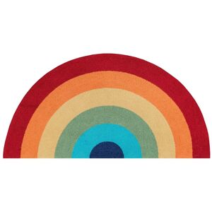 Novogratz by Momeni Cucina Rainbow Half-moon Kitchen Mat Rug Multi 1'5 Novogratz by Momeni Cucina Rainbow Half-moon Kitchen Mat Rug Multi 1'5