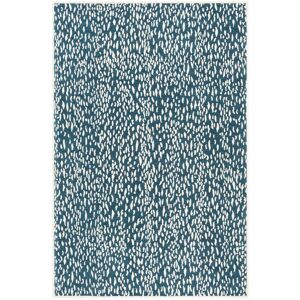 SAFAVIEH Handmade Marbella Sunetra Modern Polyester Rug Blue/Ivory 4' x 6' SAFAVIEH Handmade Marbella Sunetra Modern Polyester Rug Blue/Ivory 4' x 6'