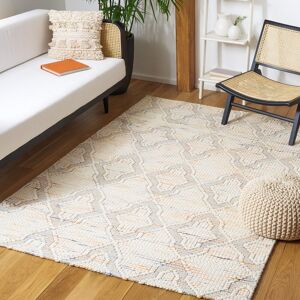 SAFAVIEH Handmade Marbella Neljana Wool & Jute Rug Ivory/Orange 8' x 10' SAFAVIEH Handmade Marbella Neljana Wool & Jute Rug Ivory/Orange 8' x 10'