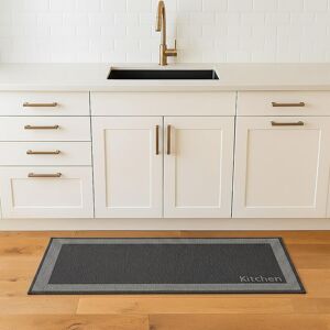 Evideco Kitchen Mat 20x32 or Runner 20x48 Kitchen Black 48L x 20W x 0.2H Evideco Kitchen Mat 20x32 or Runner 20x48 Kitchen Black 48L x 20W x 0.2H