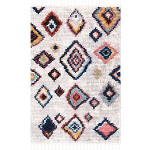 SAFAVIEH Morocco Boho Tribal Rug Ivory/Multi 3' x 5' SAFAVIEH Morocco Boho Tribal Rug Ivory/Multi 3' x 5'