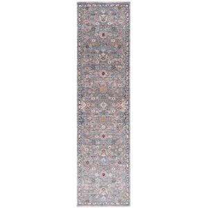 SAFAVIEH Lauren Ralph Lauren Viktorien Rug Grey Blue/Rust 2' x 8' Runner SAFAVIEH Lauren Ralph Lauren Viktorien Rug Grey Blue/Rust 2' x 8' Runner