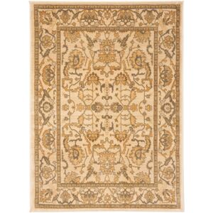 SAFAVIEH Heirloom Nohely Traditional Oriental Rug Creme 4' x 5'7 SAFAVIEH Heirloom Nohely Traditional Oriental Rug Creme 4' x 5'7