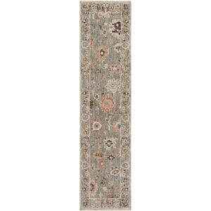 Lauren Ralph Lauren Karena Transitional Rug Green/Ivory Rust 2' x 8' Runner Lauren Ralph Lauren Karena Transitional Rug Green/Ivory Rust 2' x 8' Runner