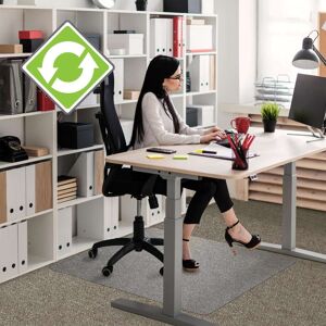 Floortex Cleartex® Enhanced Polymer Rectangular Chair Mat for Carpets up to 3/8 Clear 79.0 In. L X 48.0 In. W X 0.09 In. H Floortex Cleartex® Enhanced Polymer Rectangular Chair Mat for Carpets up to 3/8 Clear 79.0 In. L X 48.0 In. W X 0.09 In. H