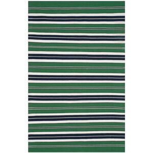 Lauren Ralph Lauren Hanover Striped Nautical/Coastal Area Rug Green 4' x 6' Lauren Ralph Lauren Hanover Striped Nautical/Coastal Area Rug Green 4' x 6'