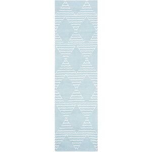 SAFAVIEH Handmade Marbella Hatsue Modern Viscose Rug Light Blue/Ivory 2'3 SAFAVIEH Handmade Marbella Hatsue Modern Viscose Rug Light Blue/Ivory 2'3