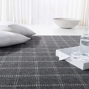 Lauren Ralph Lauren Handmade Tamworth Check Wool Rug Charcoal 9' x 12' Lauren Ralph Lauren Handmade Tamworth Check Wool Rug Charcoal 9' x 12'