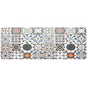 Ray Star Boho Tile Print Bedside Mat - 23.6''X63''X0.315'' Multi 23.6''X63''X0.315'' Ray Star Boho Tile Print Bedside Mat - 23.6''X63''X0.315'' Multi 23.6''X63''X0.315''