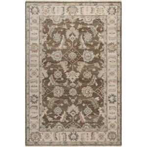 SAFAVIEH Hand-Knotted Samarkand Baldomera Traditional Wool Rug Beige/Brown 6' x 9' SAFAVIEH Hand-Knotted Samarkand Baldomera Traditional Wool Rug Beige/Brown 6' x 9'