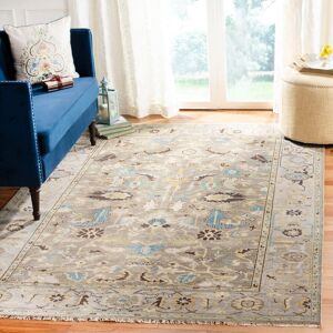 SAFAVIEH Couture Hand-knotted Sultanabad Dafnoula Traditional Oriental Wool Rug Grey 6' x 9' SAFAVIEH Couture Hand-knotted Sultanabad Dafnoula Traditional Oriental Wool Rug Grey 6' x 9'