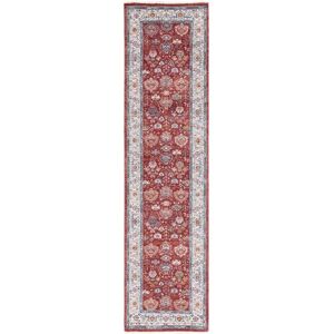 SAFAVIEH Lauren Ralph Lauren Lefka Rug Red/Ivory Blue 2' x 8' Runner SAFAVIEH Lauren Ralph Lauren Lefka Rug Red/Ivory Blue 2' x 8' Runner