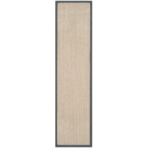 SAFAVIEH Natural Fiber Jenney Sisal Border Rug Marble/Grey 2' x 8' Runner SAFAVIEH Natural Fiber Jenney Sisal Border Rug Marble/Grey 2' x 8' Runner