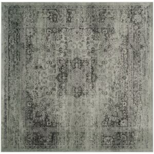 SAFAVIEH Agda Vintage Distressed Oriental Area Rug Spruce 6' Square SAFAVIEH Agda Vintage Distressed Oriental Area Rug Spruce 6' Square