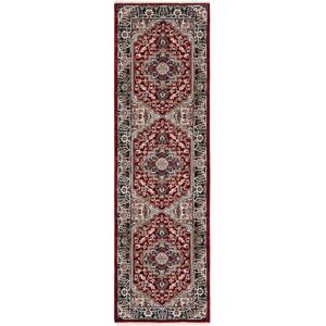 Lauren Ralph Lauren Crocifissa Transitional Rug Red/Beige Black 2' x 7' Runner Lauren Ralph Lauren Crocifissa Transitional Rug Red/Beige Black 2' x 7' Runner