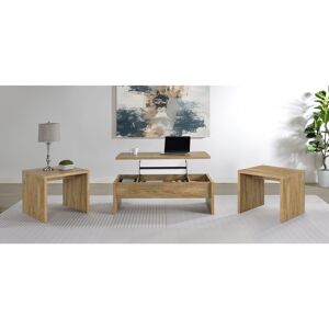 Coaster Canoga Lift Top Cocktail Coffee Table Set Mango 3-piece set Coaster Canoga Lift Top Cocktail Coffee Table Set Mango 3-piece set