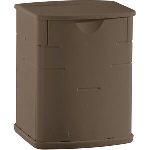 Rubbermaid Deck Box - Mini Brown 18.05 In. W X 23.44 In. H X 17.28 In. D Rubbermaid Deck Box - Mini Brown 18.05 In. W X 23.44 In. H X 17.28 In. D