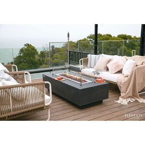 Elementi Granville 45,000 BTU Light Grey Concrete Propane Fire Table with Lava Rocks & Cover - 60 X 27.4 X 16.9 Light Grey 60.0 In. X 27.0 In. X 17.0 In. Elementi Granville 45,000 BTU Light Grey Concrete Propane Fire Table with Lava Rocks & Cover - 60 X 27.4 X 16.9 Light Grey 60.0 In. X 27.0 In. X 17.0 In.