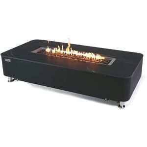 Elementi Plus Valencia Outdoor Fire Pit Table Concrete Rectangular 60000 BTU - 62 x 30 inches with Lid, Fire Glass, and Cover Black 62.0 In. L X 30.0 In. W X 14.4 In. H Elementi Plus Valencia Outdoor Fire Pit Table Concrete Rectangular 60000 BTU - 62 x 30 inches with Lid, Fire Glass, and Cover Black 62.0 In. L X 30.0 In. W X 14.4 In. H