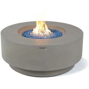 Elementi Plus Colosseo Outdoor Fire Pit Table Concrete Round 60000 BTU - 40.9 x 40.9 inches with Lid, Fire Glass, and Cover Grey 40.9 In. L X 40.9 In. W X 16.9 In. H Elementi Plus Colosseo Outdoor Fire Pit Table Concrete Round 60000 BTU - 40.9 x 40.9 inches with Lid, Fire Glass, and Cover Grey 40.9 In. L X 40.9 In. W X 16.9 In. H