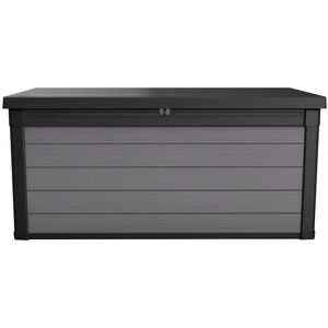 Keter Premier 150 Gallon Durable Resin Outdoor Storage Deck Box For Furniture and Supplies, Grey Grey 28.5 In. W X 27.55 In. H X 59.7 In. D Keter Premier 150 Gallon Durable Resin Outdoor Storage Deck Box For Furniture and Supplies, Grey Grey 28.5 In. W X 27.55 In. H X 59.7 In. D