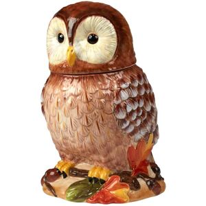 Certified International Pine Forest 60 oz. 3-D Cookie Jar Multi 7.75 In. W X 9.88 In. H X 6.5 In. D Certified International Pine Forest 60 oz. 3-D Cookie Jar Multi 7.75 In. W X 9.88 In. H X 6.5 In. D