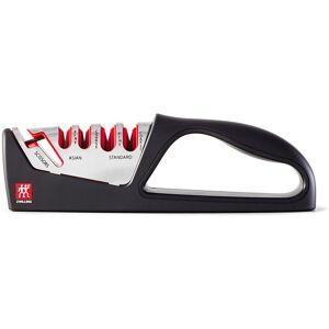 ZWILLING Razor-Sharp 4-Stage Pull Through Knife Sharpener with Shear Sharpener - 1-pc Black 1-pc ZWILLING Razor-Sharp 4-Stage Pull Through Knife Sharpener with Shear Sharpener - 1-pc Black 1-pc